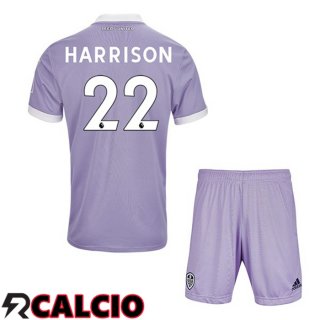 Terza Maglia Leeds United (HARRISON 22) Bambino Terza Viola 2021 2022