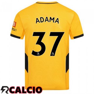 Prima Maglia Wolves (ADAMA 37) Giallo 2021 2022  Prima Maglia Wolves (ADAMA 37) Giallo 2021 2022