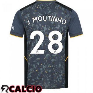 Seconda Maglia Wolves (J. MOUTINHO 28) Blu 2021 2022  Seconda Maglia Wolves (J. MOUTINHO 28) Blu 2021 2022