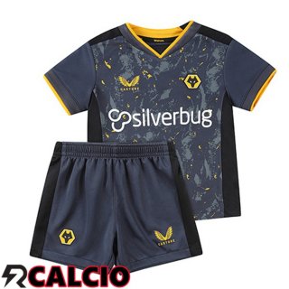 Seconda Maglia Wolves Bambino Blu 2021 2022