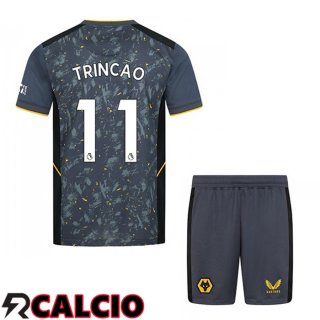 Seconda Maglia Wolves (TRINCÃO 11) Bambino Blu 2021 2022