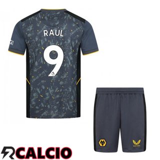 Seconda Maglia Wolves (RAUL 9) Bambino Blu 2021 2022