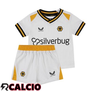 Terza Maglia Wolves Bambino Terza Bianco 2021 2022