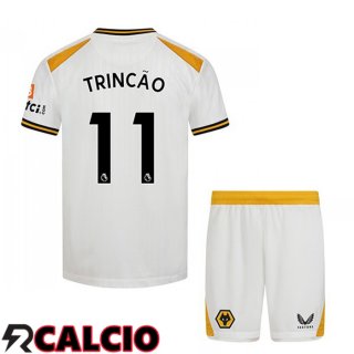 Terza Maglia Wolves (TRINCÃO 11) Bambino Terza Bianco 2021 2022