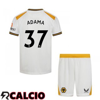 Terza Maglia Wolves (ADAMA 37) Bambino Terza Bianco 2021 2022