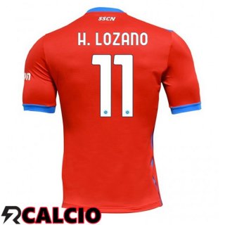 Quarto Maglia SSC Napoli (Lozano 11) Rosso 2021 2022