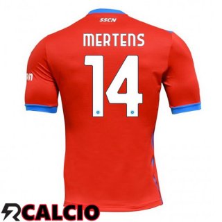 Quarto Maglia SSC Napoli (Mertens 14) Rosso 2021 2022  Quarto Maglia SSC Napoli (Mertens 14) Rosso 2021 2022