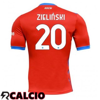 Quarto Maglia SSC Napoli (Zieliński 20) Rosso 2021 2022