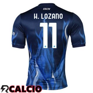 Terza Maglia SSC Napoli (Lozano 11) Terza Blu 2021 2022  Terza Maglia SSC Napoli (Lozano 11) Terza Blu 2021 2022
