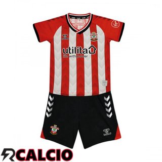 Prima Maglia Southampton FC Bambino Rosso/Bianco 2021 2022