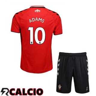 Prima Maglia Southampton FC (ADAMS 10) Bambino Rosso/Bianco 2021 2022