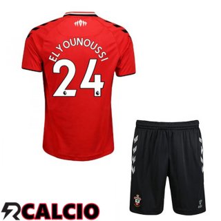 Prima Maglia Southampton FC (ELYOUNOUSSI 24) Bambino Rosso/Bianco 2021 2022