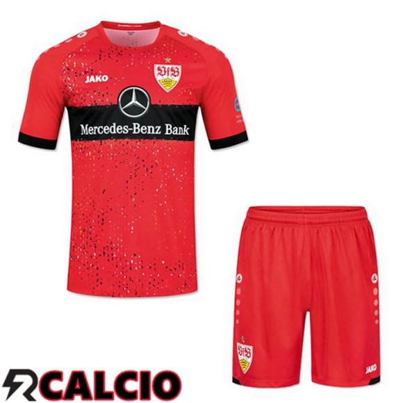 Seconda Maglia VfB Stuttgart Bambino Rosso 2021 2022  Seconda Maglia VfB Stuttgart Bambino Rosso 2021 2022
