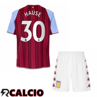 Prima Maglia Aston Villa (Hause 30) Bambino Rosso 2021 2022  Prima Maglia Aston Villa (Hause 30) Bambino Rosso 2021 2022