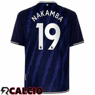 Terza Maglia Aston Villa (Nakamba 19) Terza Blu 2021 2022