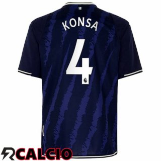 Terza Maglia Aston Villa (Konsa 4) Terza Blu 2021 2022