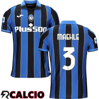 Prima Maglia Atalanta（MAEHLE 3）Blu/Nero 2021/2022