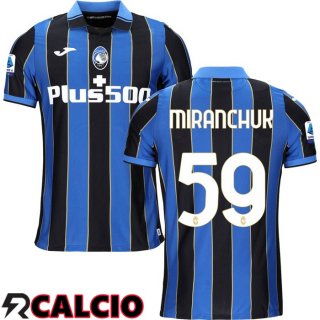 Prima Maglia Atalanta（MIRANCHUK 59）Blu/Nero 2021/2022
