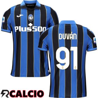 Prima Maglia Atalanta（DUVAN 91）Blu/Nero 2021/2022