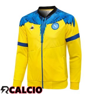 Giacca Calcio SSC Napoli Giallo Blu 2021/2022  Giacca Calcio SSC Napoli Giallo Blu 2021/2022