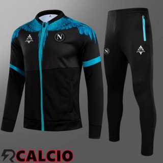 Giacca Calcio Bambino SSC Napoli Nero Blu 2021/2022