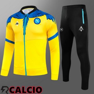 Giacca Calcio Bambino SSC Napoli Giallo Blu 2021/2022
