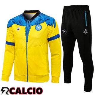 Insieme Tuta Calcio - Giacca SSC Napoli Giallo Blu 2021/2022