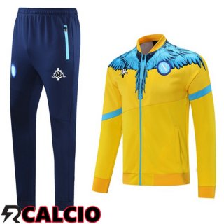 Insieme Tuta Calcio - Giacca SSC Napoli Giallo Blu 2021/2022