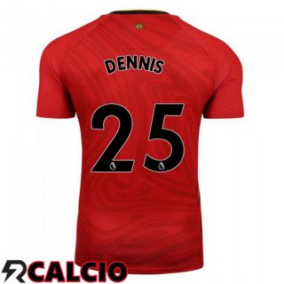 Seconda Maglia Watford FC (DENNIS 25) Rosso 2021 2022