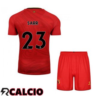 Seconda Maglia Watford FC (SARR 23) Bambino Rosso 2021 2022