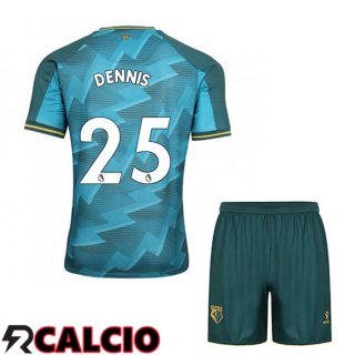 Terza Maglia Watford FC (DENNIS 25) Bambino Terza Blu 2021 2022
