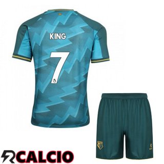 Terza Maglia Watford FC (KING 7) Bambino Terza Blu 2021 2022