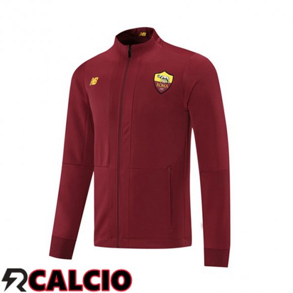 Giacca Calcio AS Roma Rosso 2021/2022  Giacca Calcio AS Roma Rosso 2021/2022