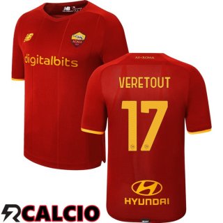 Prima Maglia AS Roma(VERETOUT 17)Rosso 2021/2022  Prima Maglia AS Roma(VERETOUT 17)Rosso 2021/2022
