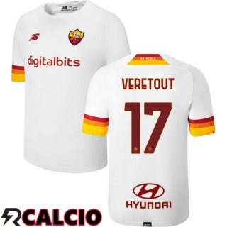 Seconda Maglia AS Roma(VERETOUT 17)Bianco 2021/2022  Seconda Maglia AS Roma(VERETOUT 17)Bianco 2021/2022