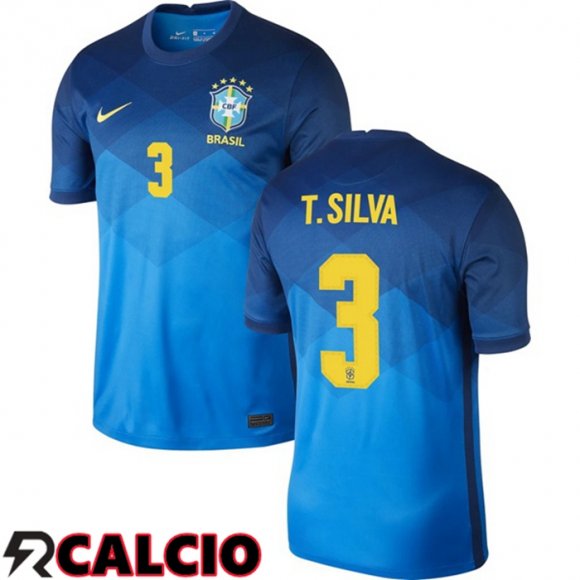 Seconda Maglia Nazionale Brasile (T.SILVA 3) 2020/2021  Seconda Maglia Nazionale Brasile (T.SILVA 3) 2020/2021