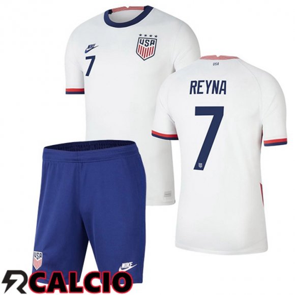 Prima Maglia Nazionale USA (REYNA 7) Bambino 2020/2021