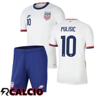 Prima Maglia Nazionale USA (PULISIC 10) Bambino 2020/2021