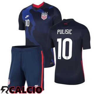 Seconda Maglia Nazionale USA (PULISIC 10) Bambino 2020/2021