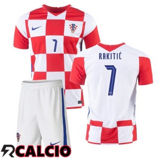 Prima Maglia Nazionale Croazia (RAKITIĆ 7) Bambino 2020/2021