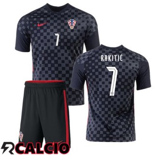 Seconda Maglia Nazionale Croazia (RAKITIĆ 7) Bambino 2020/2021