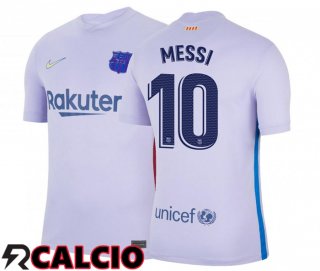 Seconda Maglia FC Barcellona (Messi 10) Viola 2021/2022