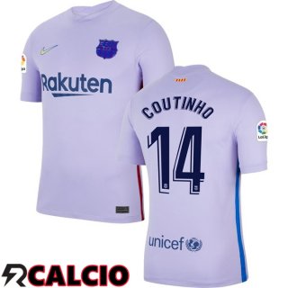 Seconda Maglia FC Barcellona (COUTINHO 14) Viola 2021/2022