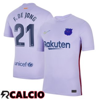 Seconda Maglia FC Barcellona (F. De Jong 21) Viola 2021/2022