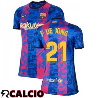 Terza Maglia FC Barcellona (F. De Jong 21) Donna Terza 2021/2022  Terza Maglia FC Barcellona (F. De Jong 21) Donna Terza 2021/2022