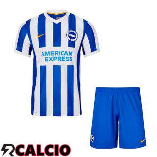Prima Maglia Brentford FC Bambino Blu/Bianco 2021 2022