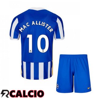 Prima Maglia Brentford FC (MAC ALLISTER 10) Bambino Blu/Bianco 2021 2022