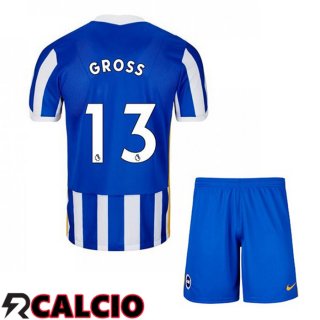 Prima Maglia Brentford FC (GROSS 13) Bambino Blu/Bianco 2021 2022