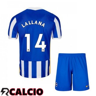 Prima Maglia Brentford FC (LALLANA 14) Bambino Blu/Bianco 2021 2022