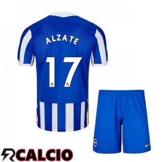 Prima Maglia Brentford FC (ALZATE 17) Bambino Blu/Bianco 2021 2022